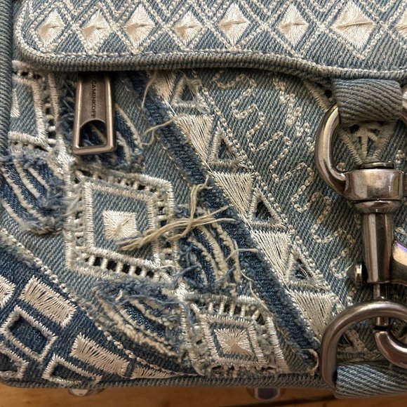 Rebecca Minkoff MAC Mini Denim Crossbody Bag - Picture 6 of 6